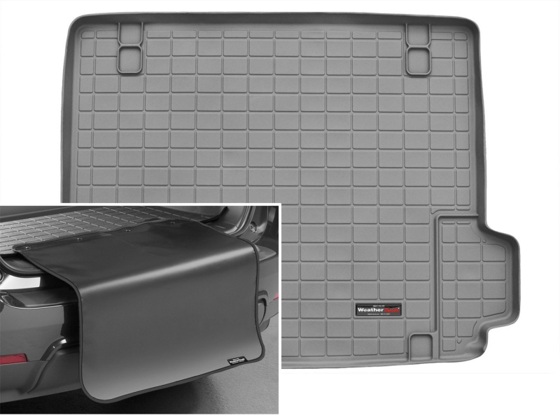 Picture of WeatherTech 11+ BMW X3 Cargo Liner w/ Bumper Protector - Grey