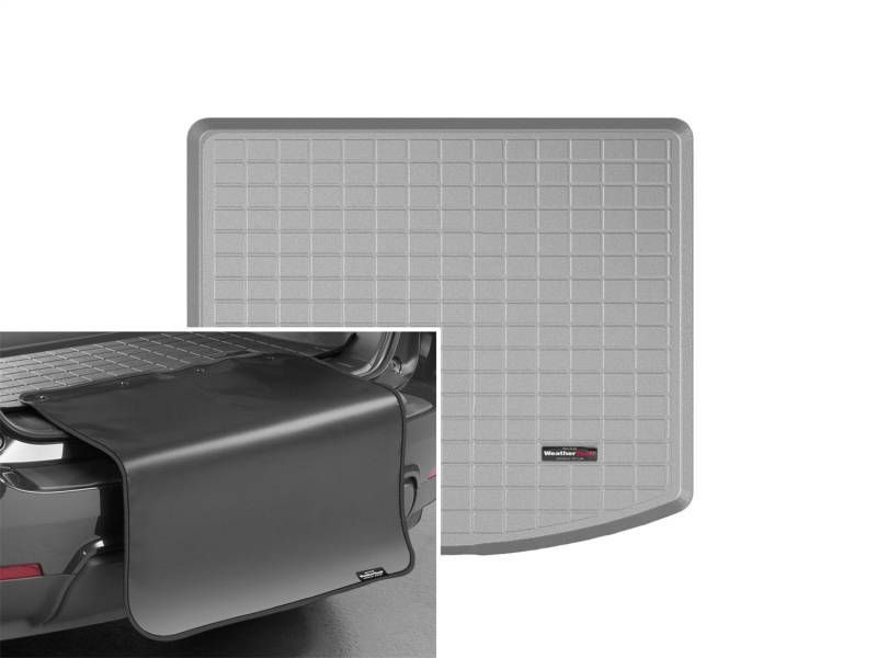 Picture of WeatherTech 13+ Mazda CX-5 Cargo Liner w/ Bumper Protector - Grey