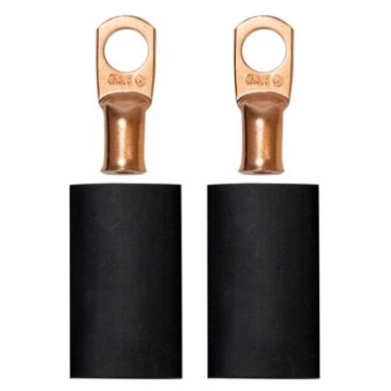 Picture of Moroso 3/8in Dia Stud 4 GA Wire Crimp/Solder Battery Cable Terminal Kit (2 Pack)