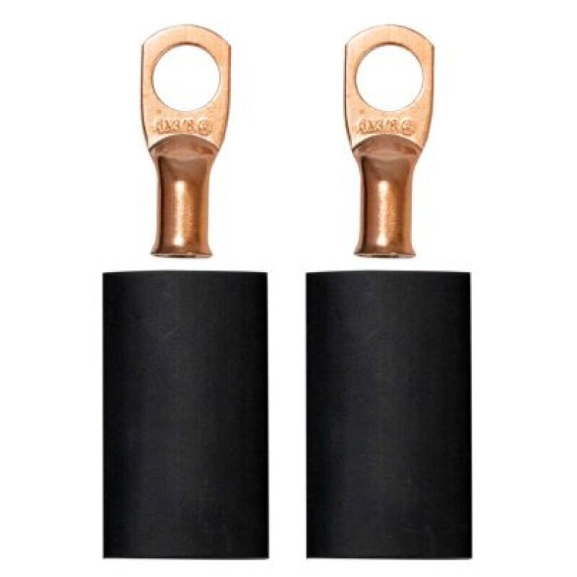 Picture of Moroso 3/8in Dia Stud 6 GA Wire Crimp/Solder Battery Cable Terminal Kit (2 Pack)