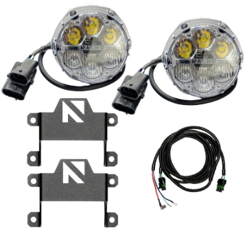 Picture of Nacho Lighting Ford Bronco Nacho SAE Only Plug N Play Fog Light Kit - White