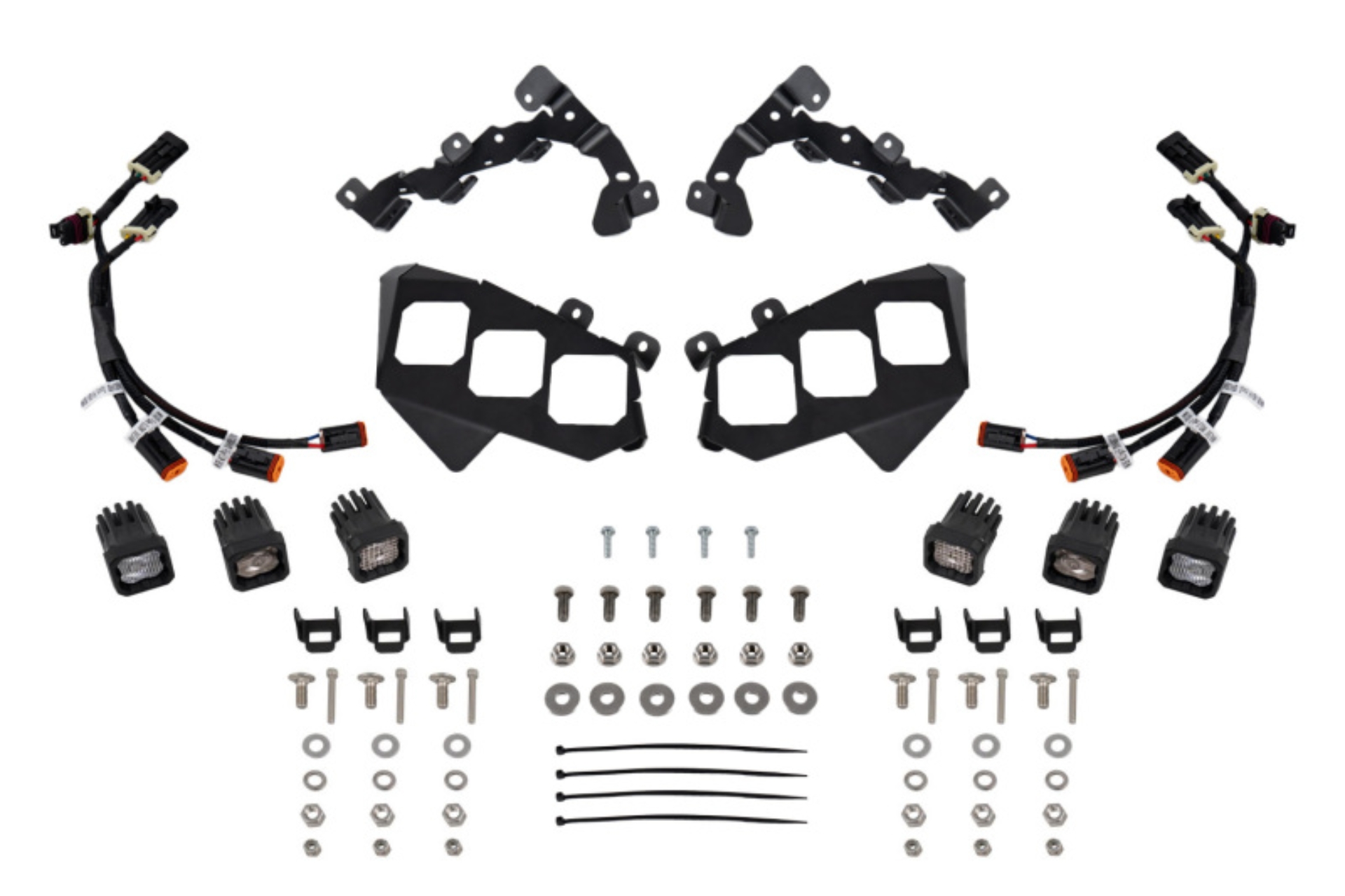 Picture of Diode Dynamics 17-24 Can-Am Maverick X3 C1 Headlamp Kit - Pro White ABL (Pair)