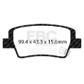 Picture of EBC 2021+ Hyundai Elantra 2.0L (w/Manual Parking Brake) Rear Greenstuff Brake Pads