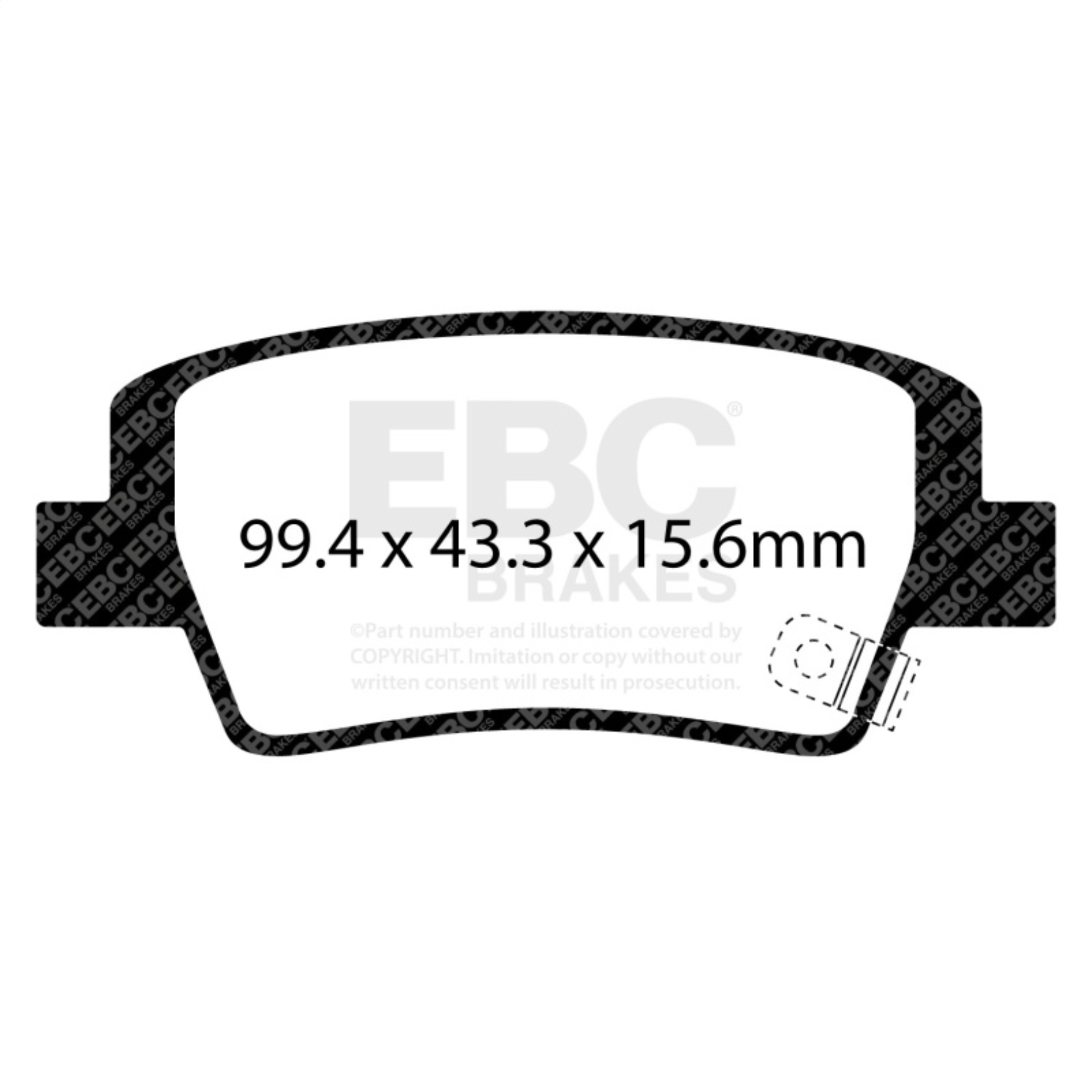 Picture of EBC 2021+ Hyundai Elantra 2.0L (w/Manual Parking Brake) Rear Yellowstuff Brake Pads