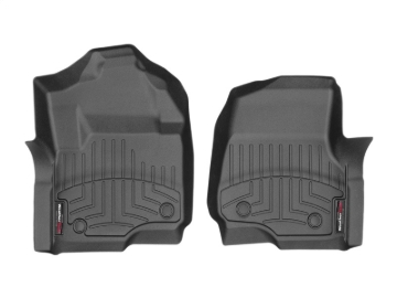 Picture of WeatherTech 2017 Ford Super Duty (Super Cab / Crew Cab) Front FloorLiners - Black