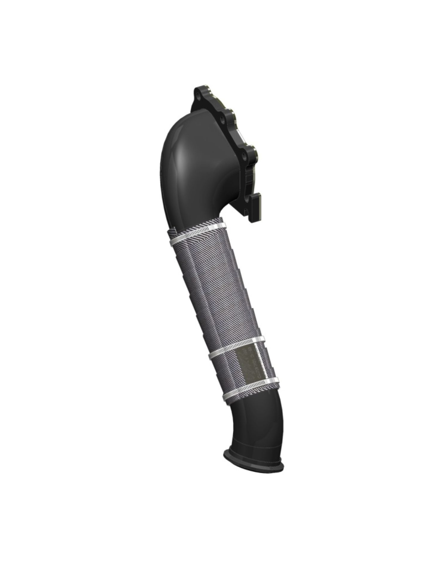 Picture of MBRP 01-04 Chev/GMC 6.6L Duramax 3in Black Turbo Down Pipe