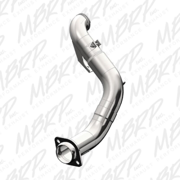 Picture of MBRP 2015 Ford 6.7L Powerstroke (Cab & Chassis Only) 4in Turbo Down-Pipe T409 Aluminized