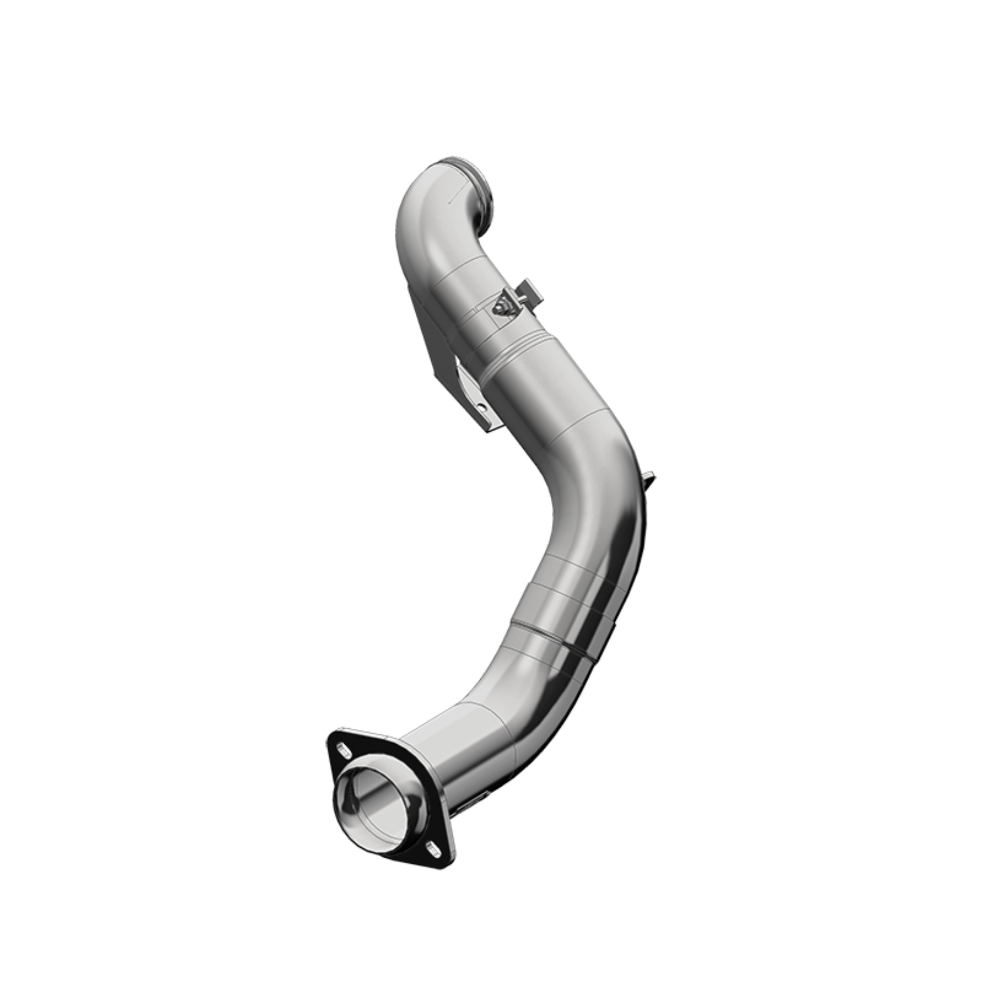 Picture of MBRP 2015 Ford 6.7L Powerstroke (Non Cab & Chassis Only) 4in Turbo Down-Pipe T409 Aluminized