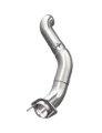 Picture of MBRP 11-14 Ford 6.7L Powerstroke 4in Turbo Down-Pipe T409 Aluminized