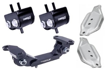 Picture of Torque Solution Engine/Transmission Mount Kit w/ OEM Mount Plates: 02-14 Subaru WRX / 04+ STI