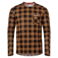 Picture of USWE Flannel Long Sleeve Lightweight Off-Road Jersey Bronze - Large
