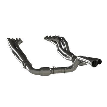 Picture of Kooks 22+ Ford F-150 Raptor R 5.2L 4V. 1-7/8in. Headers and GREEN Catted Connections