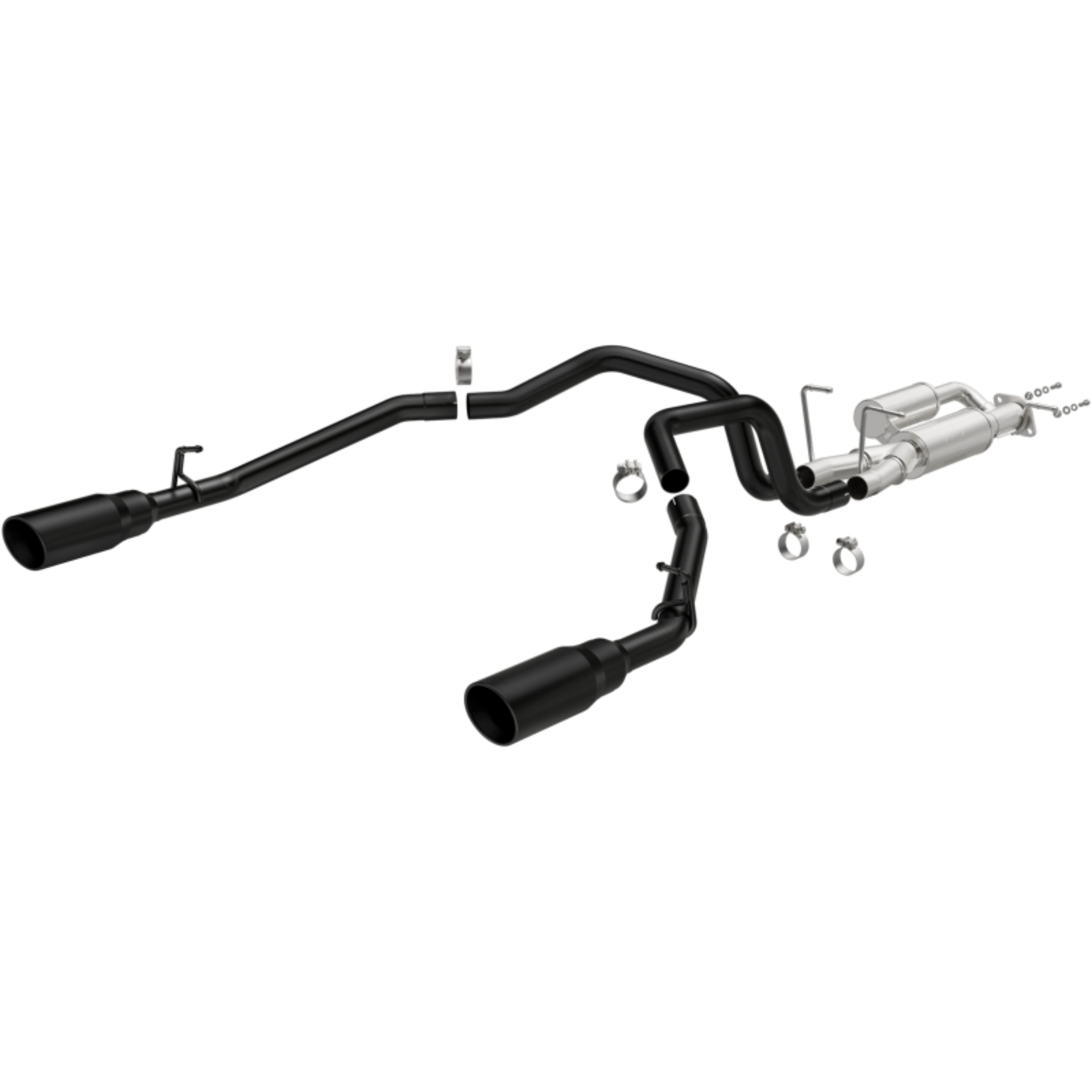 Picture of 19685-SPEQ Series Black Coated Cat-Back Exhaust System Ram