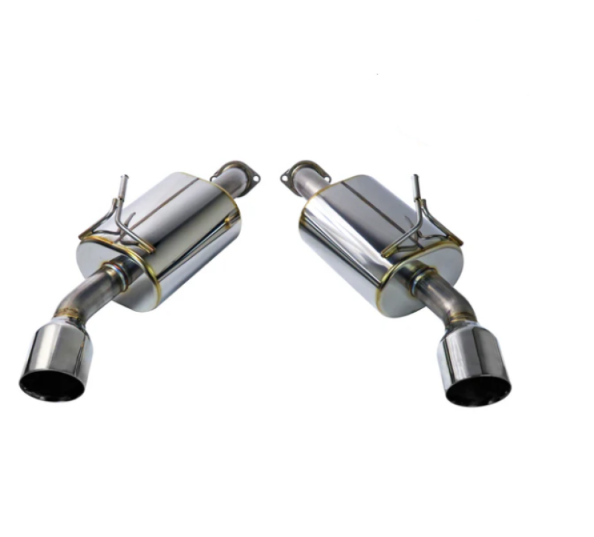 Picture of REMARK 14+ Infiniti Q50 Axle Back Exhaust w/Mufflers - Stainless Double Wall Tip