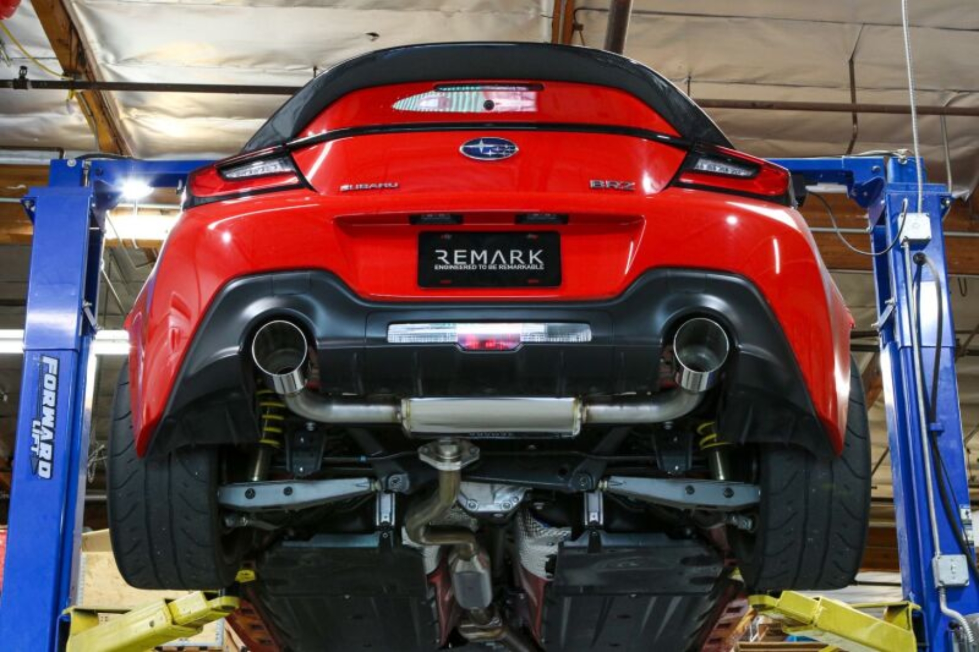 Picture of Remark 22+ Subaru BRZ/Toyota GR86 Axle-Back Exhaust - Stainless Single Wall Tips