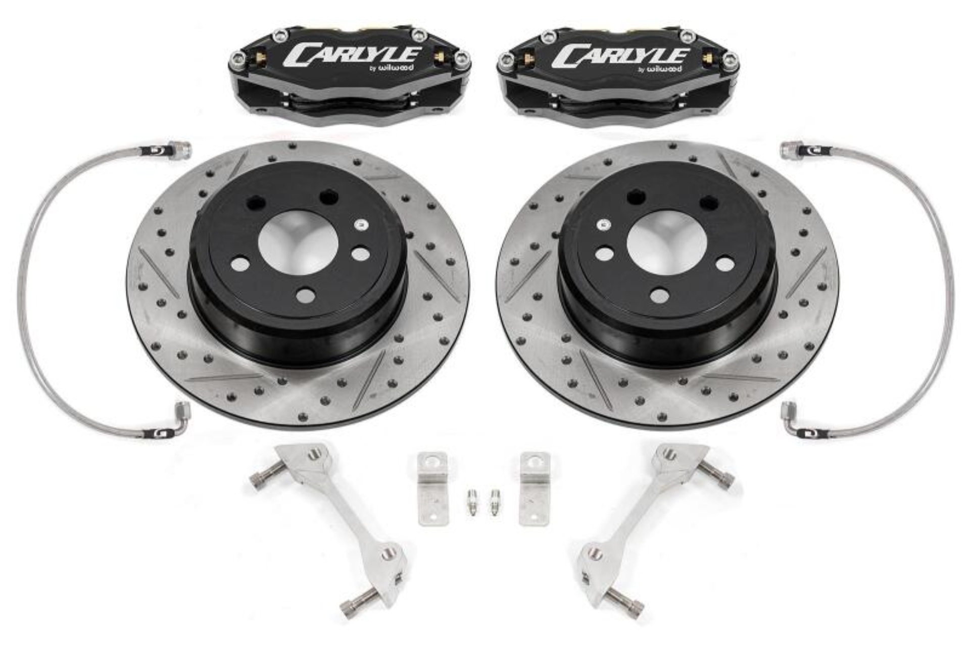 Picture of BMR 08-23 Dodge Challenger Brake Kit For 15in Conversion Black Calipers Non-Demon/Redeye
