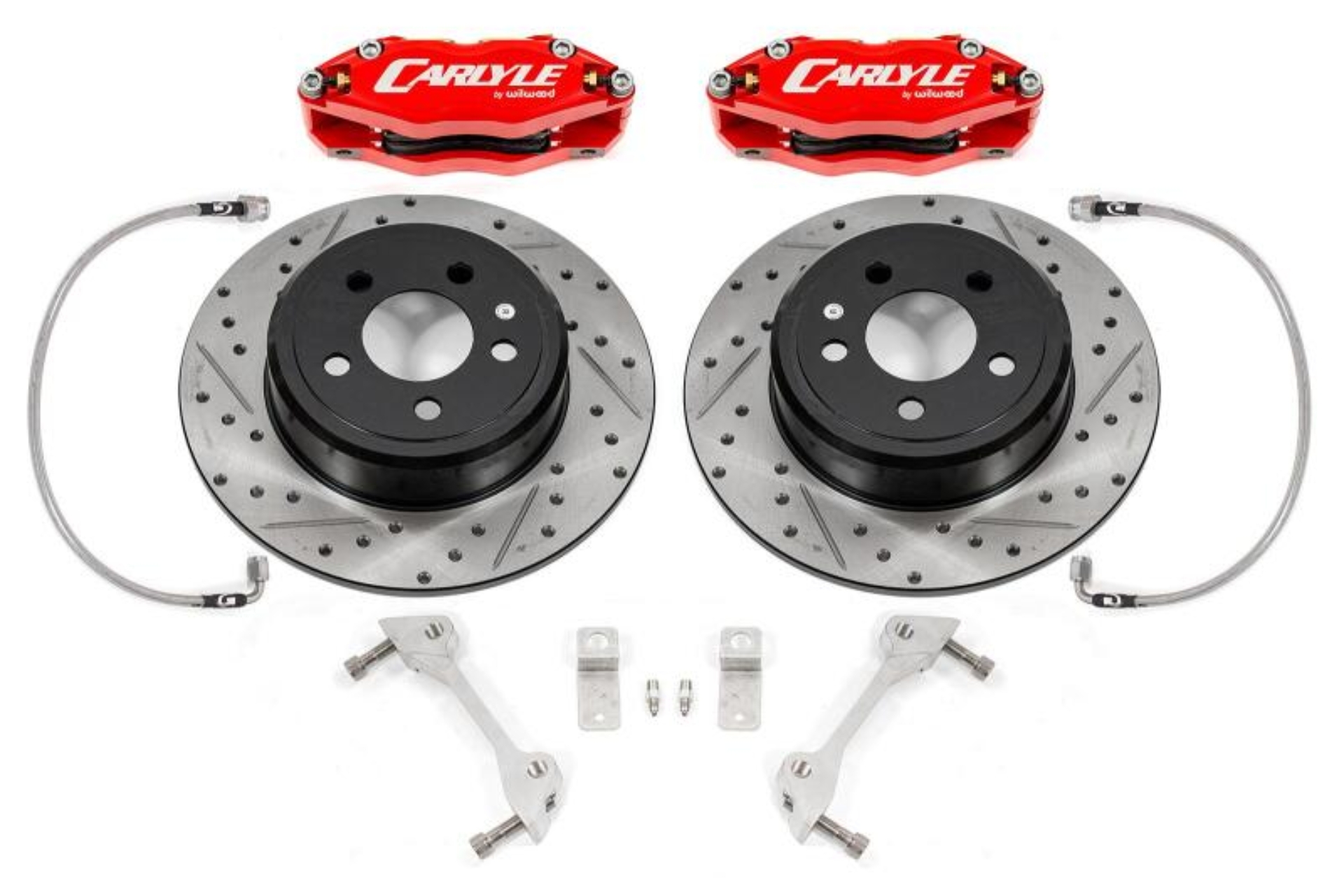 Picture of BMR 08-23 Dodge Challenger Brake Kit For 15in Conversion Red Calipers Non-Demon/Redeye