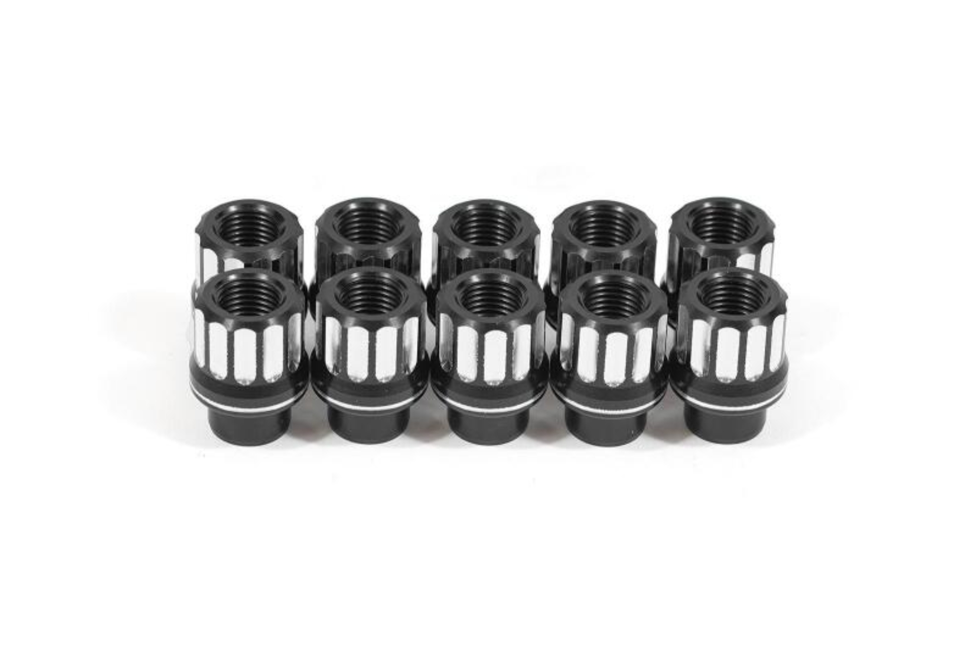 Picture of BMR 07-14 Ford Shelby GT500 Lug Nut Kit 1/2-20 RH Shank 12-pt Aluminum Set of 10