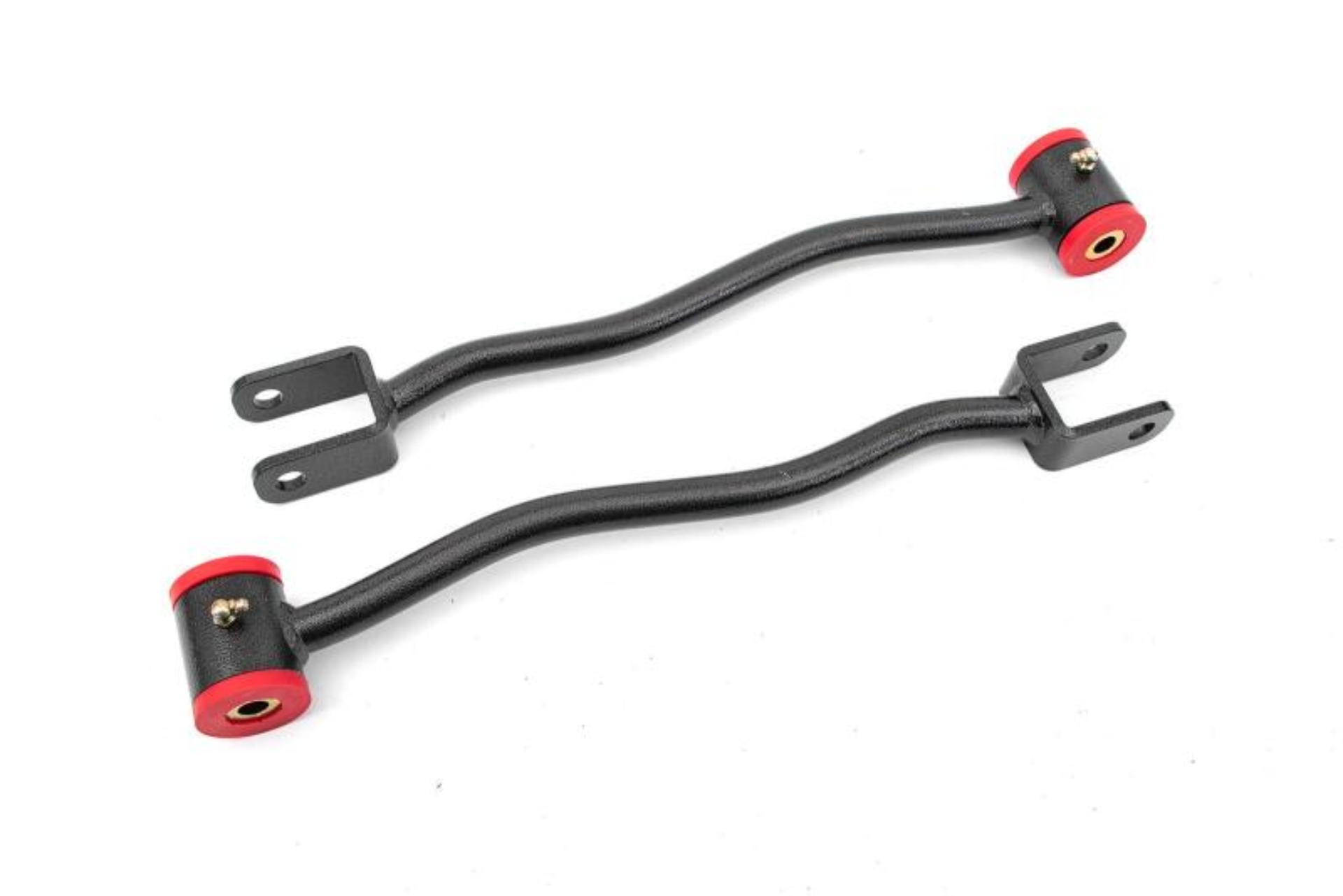 Picture of BMR 08-14 Cadillac CTS-V 2nd Gen Lower Trailing Arms Non-Adjustable Poly Bushings - Black Hammertone