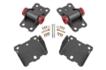Picture of BMR 78-87 G-Body Motor Mount Kit Upper & Lower Poly - Black Hammertone