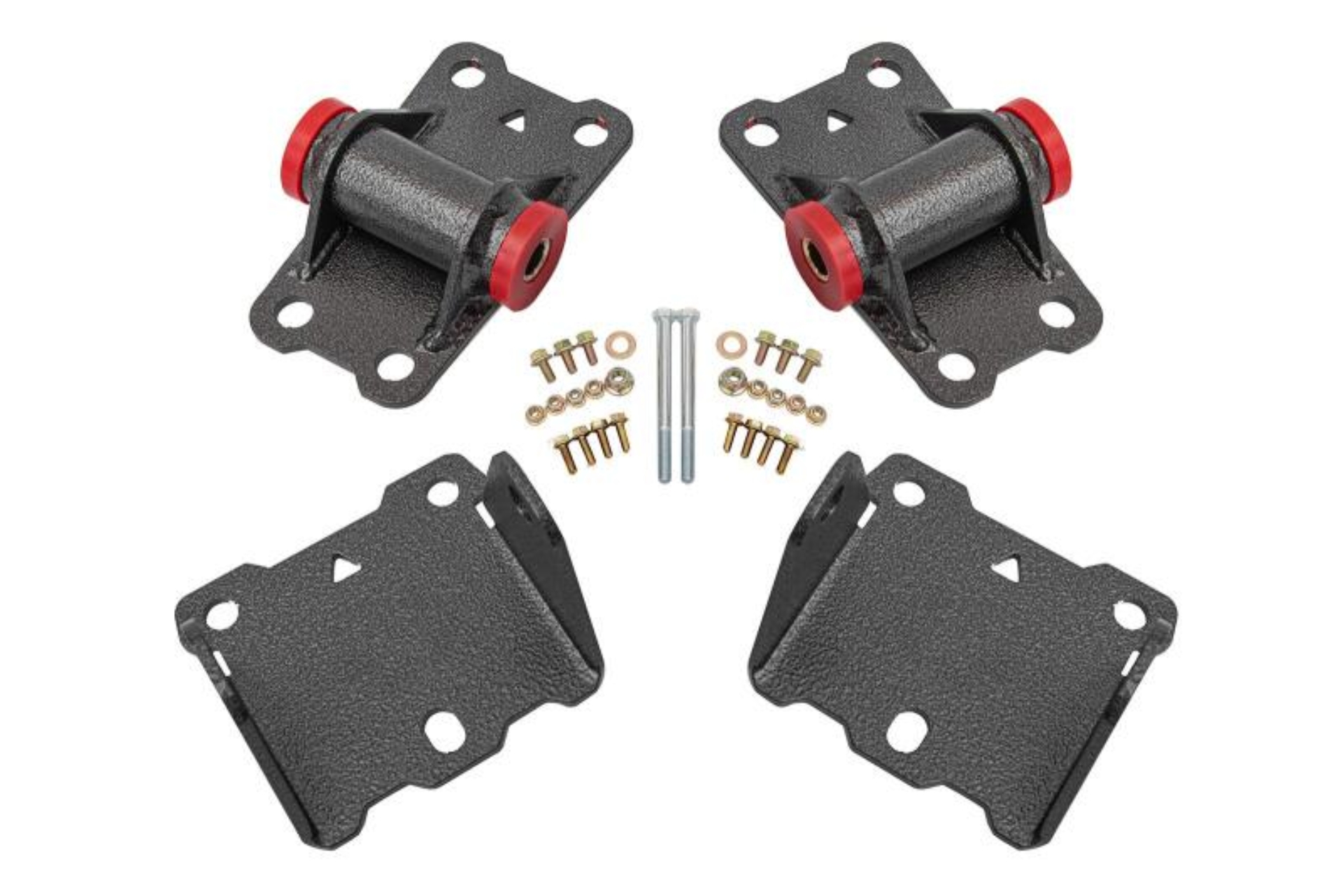 Picture of BMR 78-87 G-Body Motor Mount Kit Upper & Lower Poly - Black Hammertone