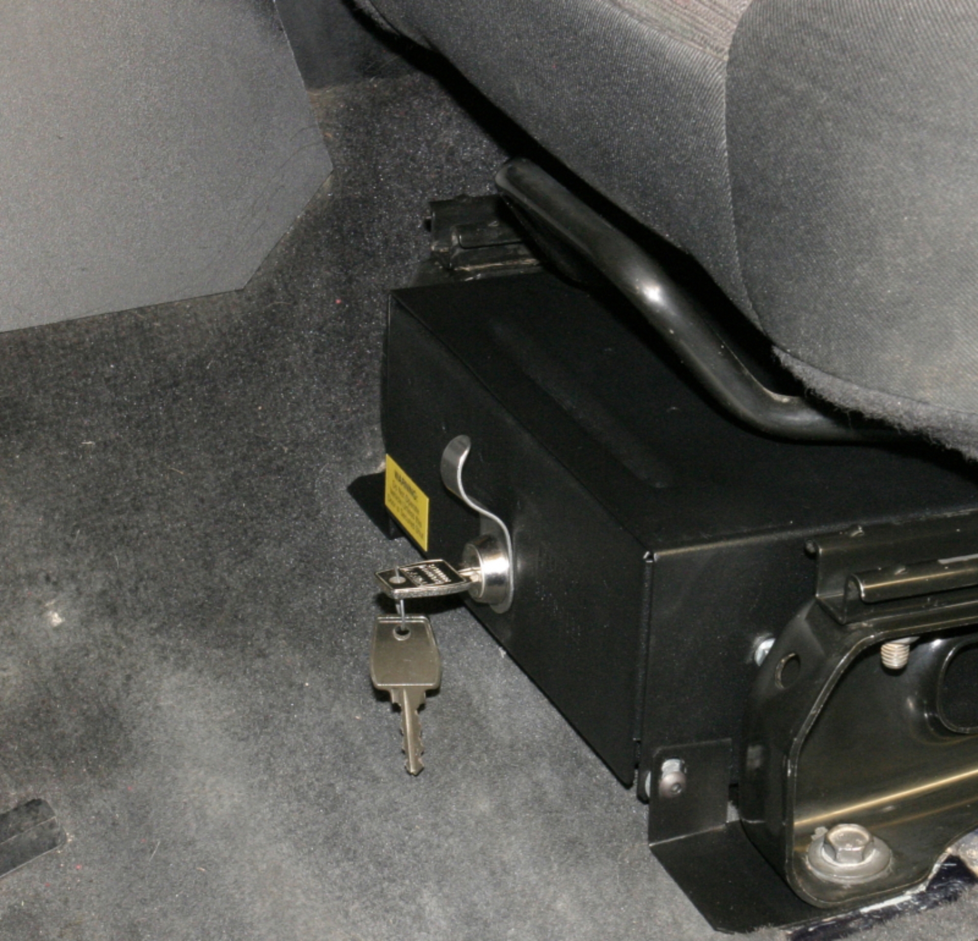 Picture of Tuffy Jeep Wrangler Underseat Drawer Nonflip Seat W/ Keyed Lock