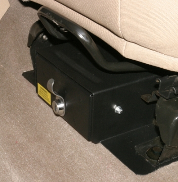 Picture of Tuffy Jeep Wrangler Underseat Drawer Flip Seat W/ Keyed Lock