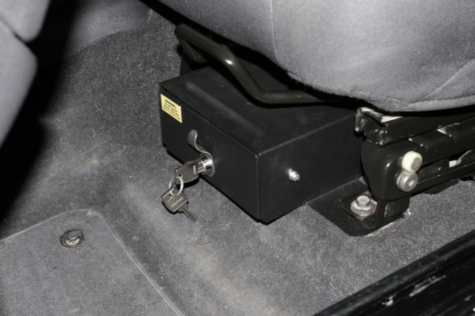 Picture of Tuffy Jeep Wrangler Underseat Drawer Flip Seat W/ Keyed Lock