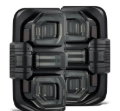 Picture of AlphaRex 21-24 Ford Bronco NOVA LED Tail Lights - Alpha-Black