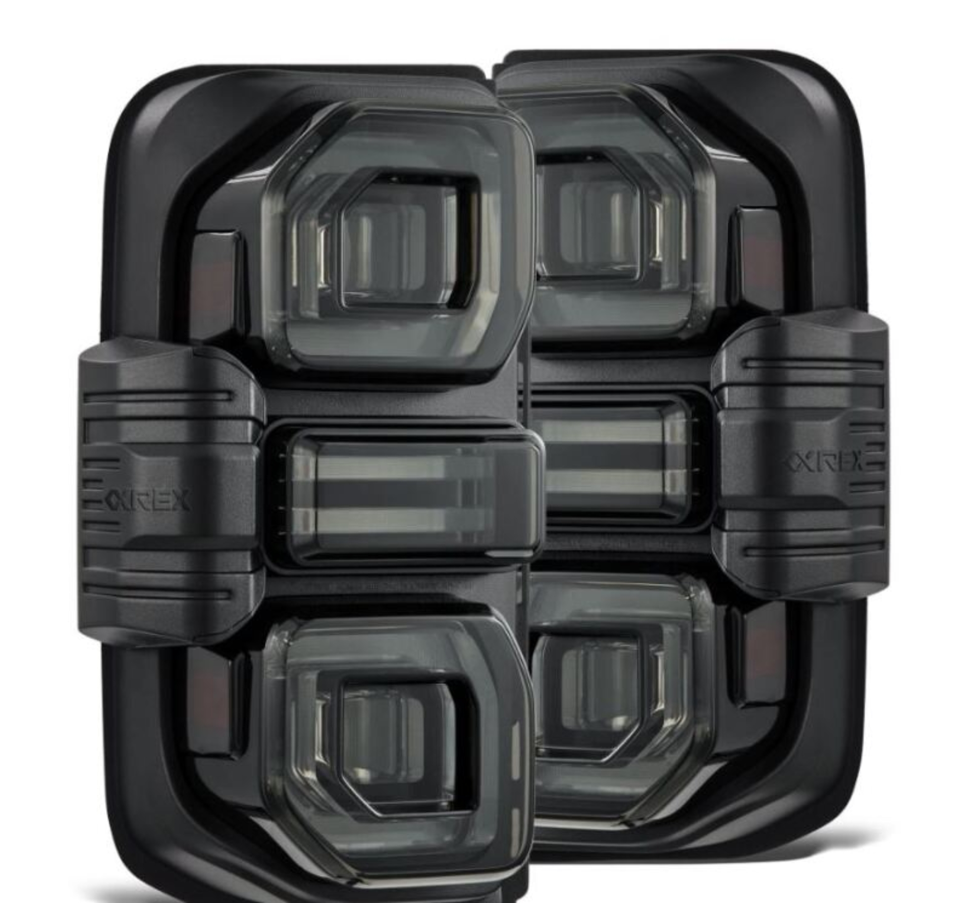 Picture of AlphaRex 21-24 Ford Bronco NOVA LED Tail Lights - Alpha-Black