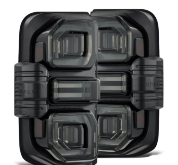 Picture of AlphaRex 21-24 Ford Bronco NOVA LED Tail Lights - Alpha-Black