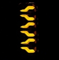 Picture of AlphaRex 87-96 Ford Bronco/F-150 Luxx-Series LED Tail Lights - Black Red