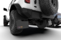 Picture of Rally Armor 21-25 Ford Bronco NO-PL Plastic Rear Bumper Black Mud Flap BCE Pink Logo