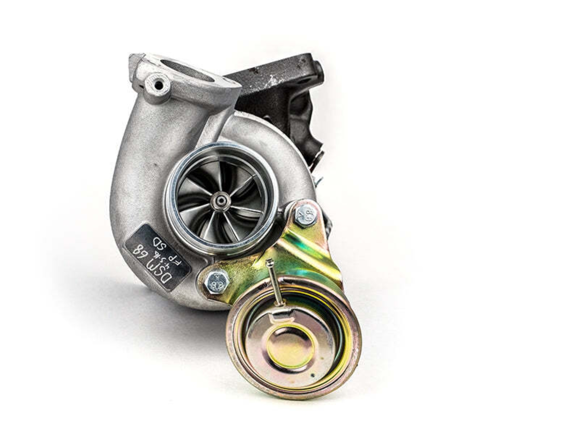 Picture of Forced Performance DSM Flanged Vehicle 68HTA Turbo 58mm Black Turbine Housing Internal WG (D/S Only)