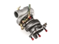 Picture of Forced Performance Subaru STi/WRX Green Turbo 84mm Black Housing Internal WG w/Oil Line (D/S Only)