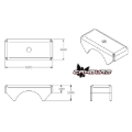 Picture of CAM-020050 - Leaf Spring Axle Perches - 3.50" OD
