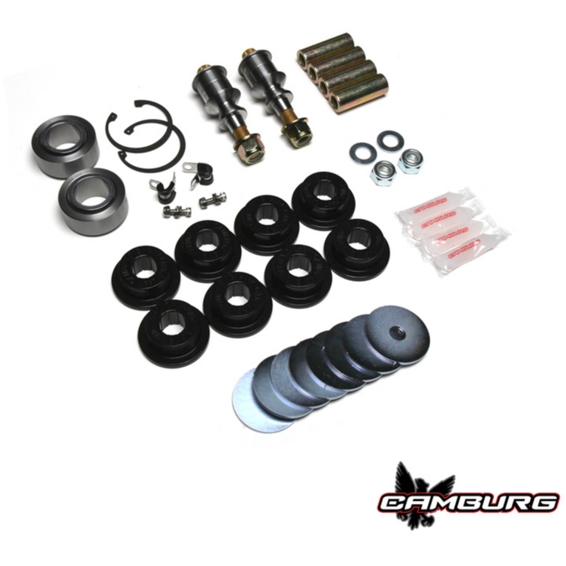 Picture of Upper Control Arm Hardware and Uniball Kit (9/Bolt | Large Taper) - Chevrolet