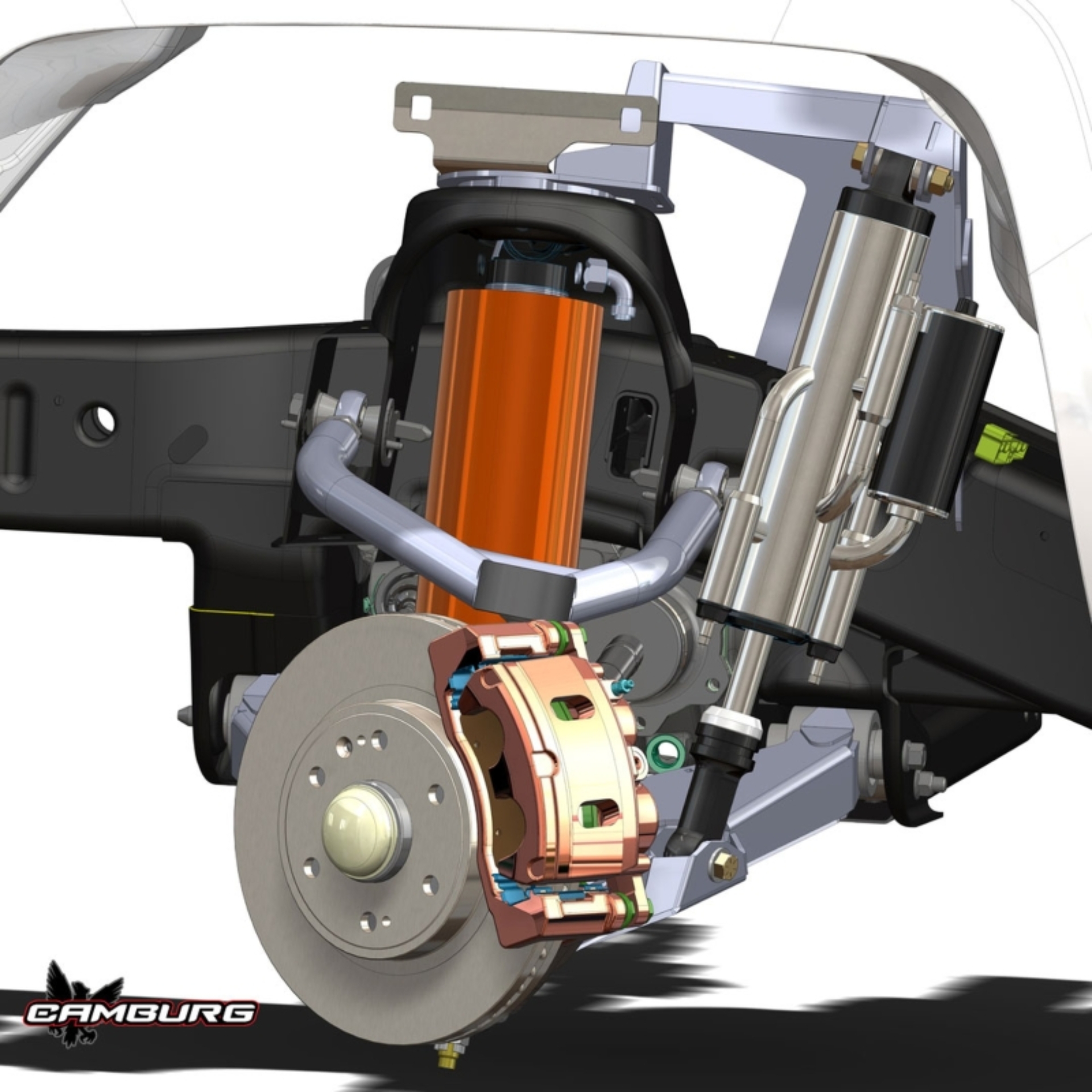 Picture of Long Travel Bypass Shock Mount - Chevrolet