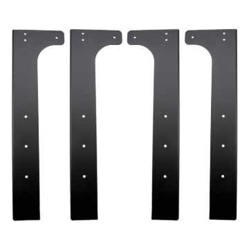 Picture of Wehrli Modular Steel Work Bench Leg Kit 40in Tall x .120in Thick - Flat Black