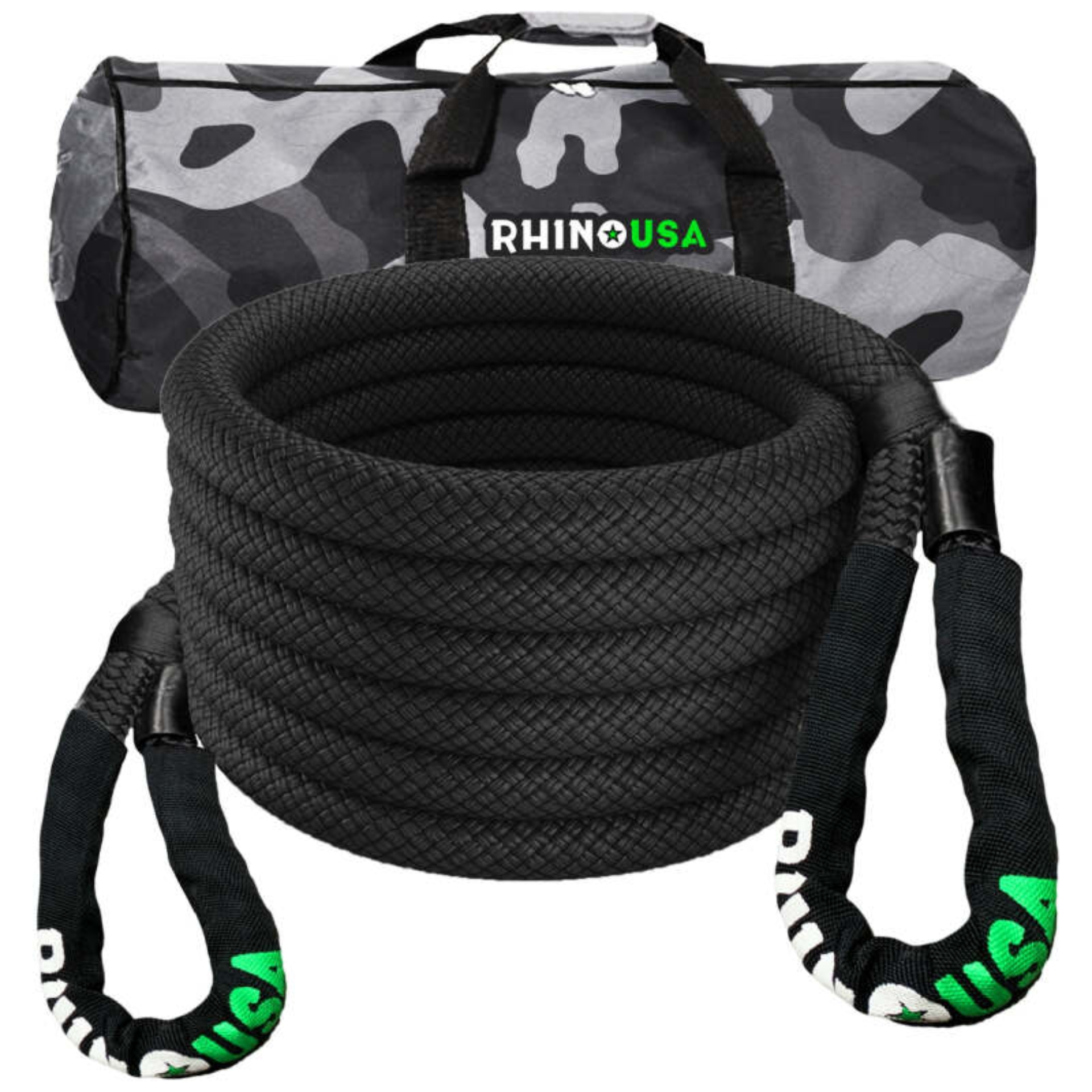 Picture of Rhino USA Kinetic Energy Recovery Rope (1.25In X 30Ft) Black
