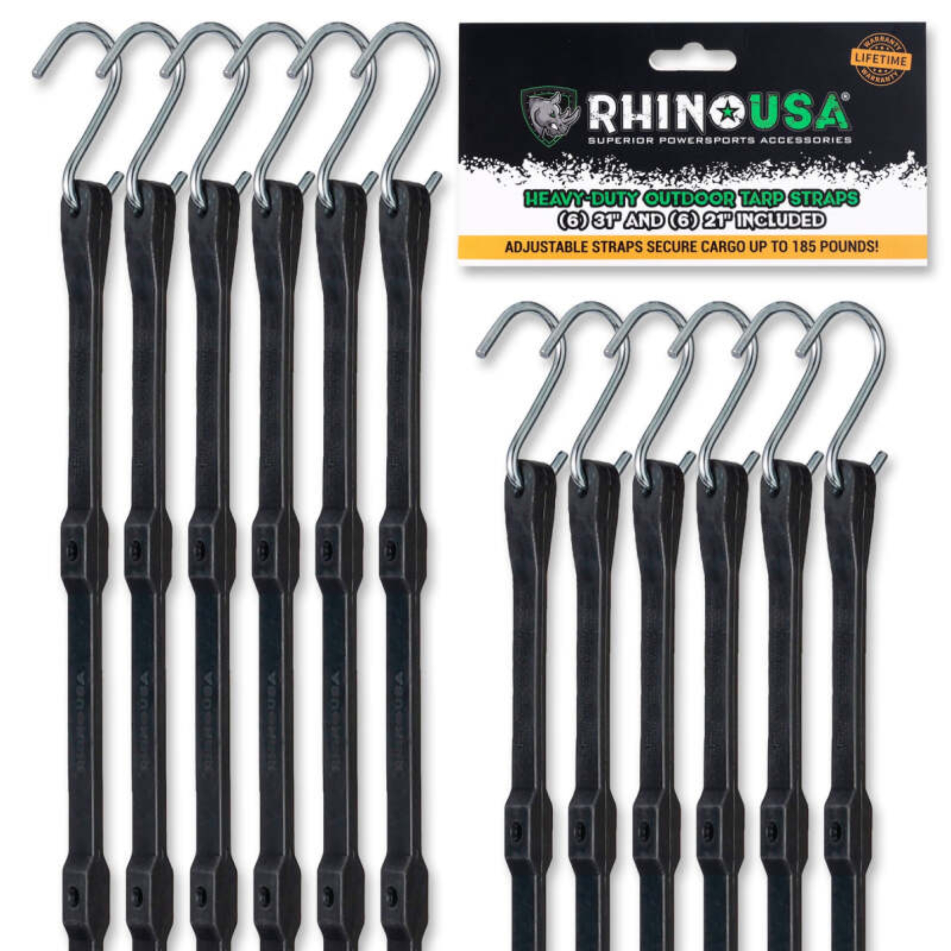 Picture of Rhino USA Heavy Duty Bungee - Set Of 12