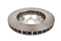 Picture of DBA 16-21 Mercedes-Benz C63 S AMG 5000 Series Drilled & Dimpled Front Brake Rotor w/Anodized Hat