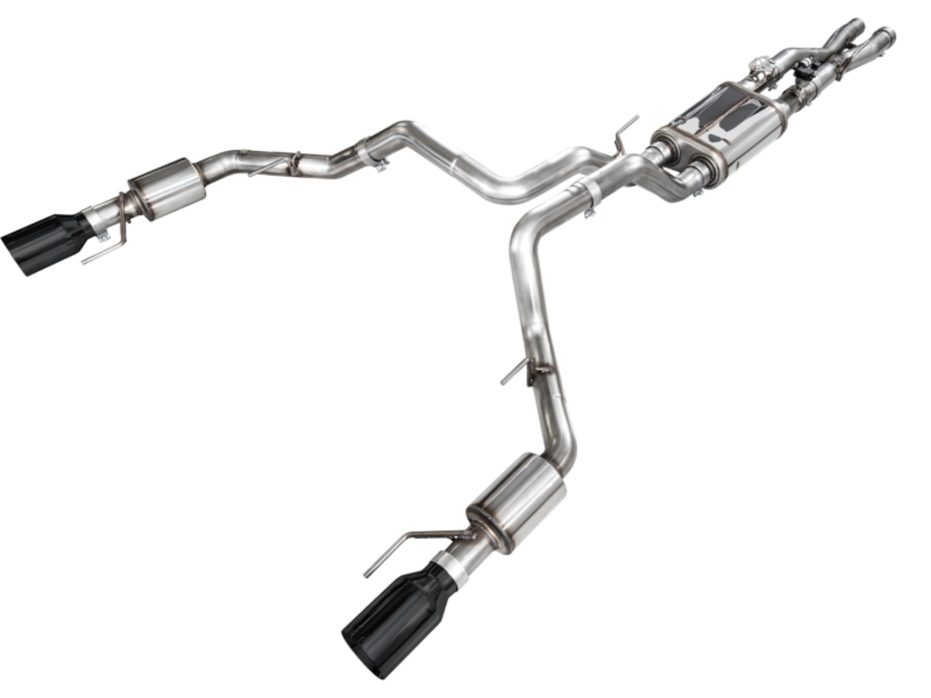 Picture of AWE Tuning Gen 3 Raptor R SwitchPath Exhaust - Diamond Black Tips
