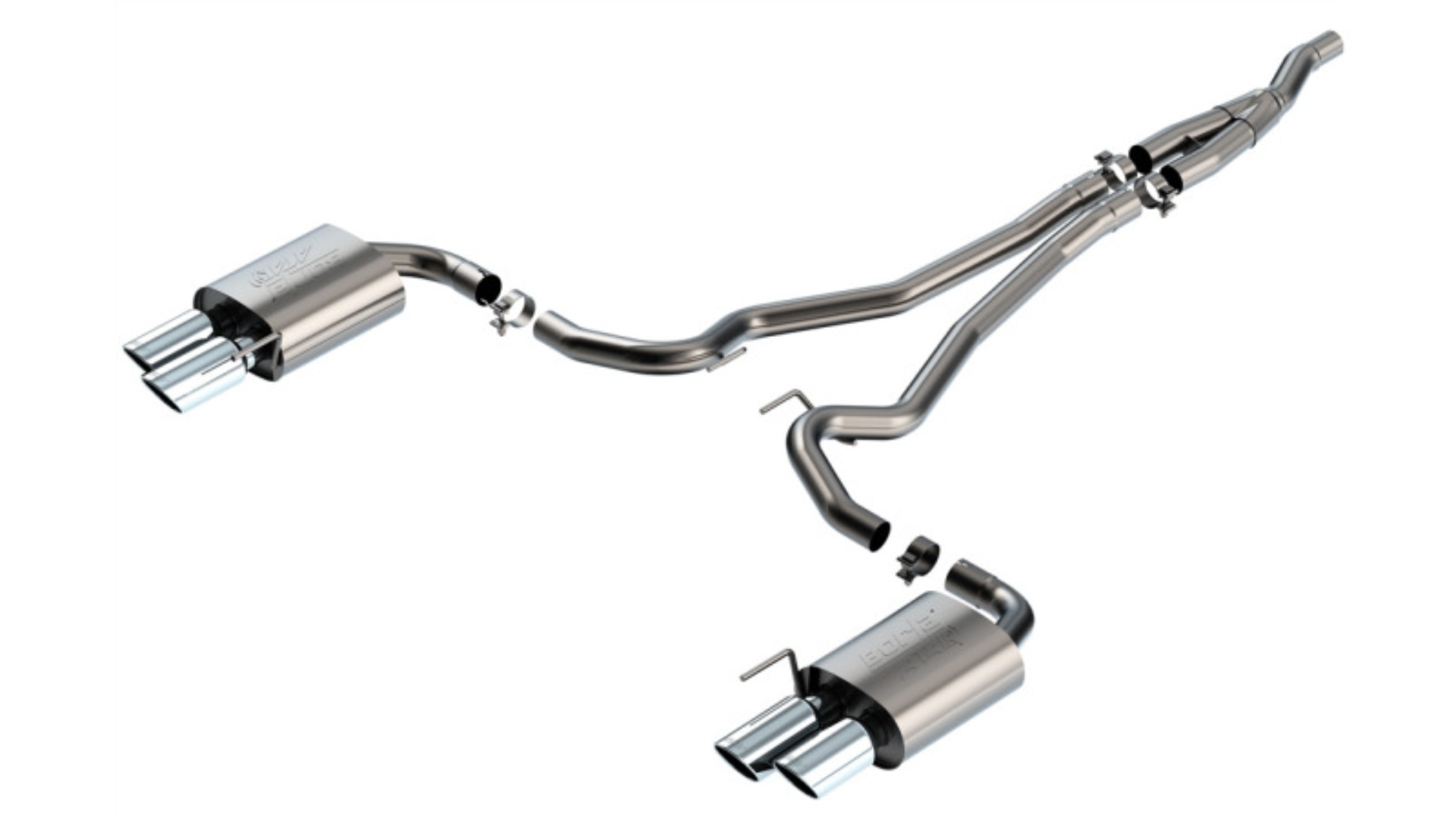 Picture of Borla 2024 Ford Mustang Ecoboost 2.3L Cat-Back Exhaust System ATAK w/ Quad Tip - Non-Active