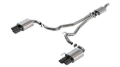Picture of Borla 2024 Ford Mustang 2.3L Ecoboost S-Type Black Chrome Catback Exhaust w/ Quad Tips - Non-Active