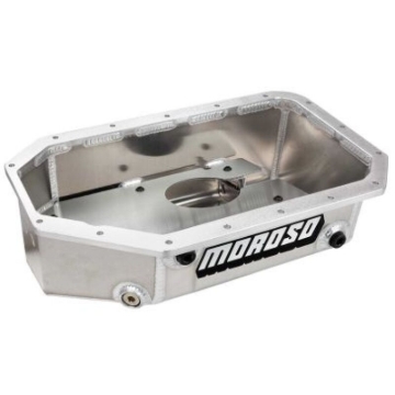 Picture of Moroso Honda/Acura K20/K24 Swap Road Race Baffled Wet Sump 6.5 Qt 6.25in Deep Aluminum Oil Pan
