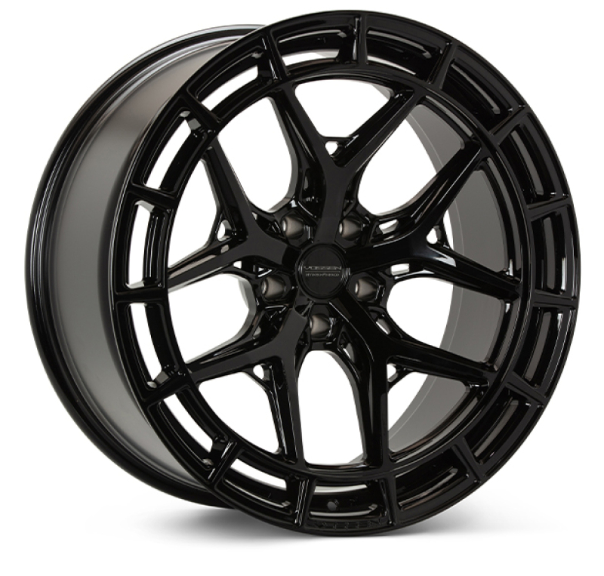 Picture of Vossen HFX-1 24x10 - 5x120 - ET32 - Deep - 72.56 - Gloss Black Wheel