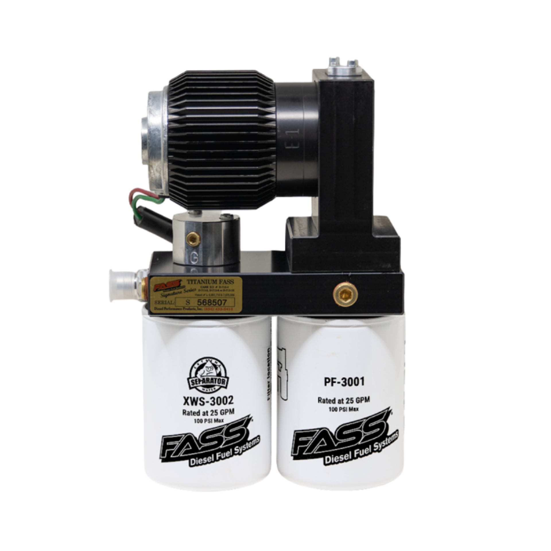 Picture of FASS 05-12 Dodge 2500/3500 Cummins 100gph Titanium Series Plus Fuel Air Separation System