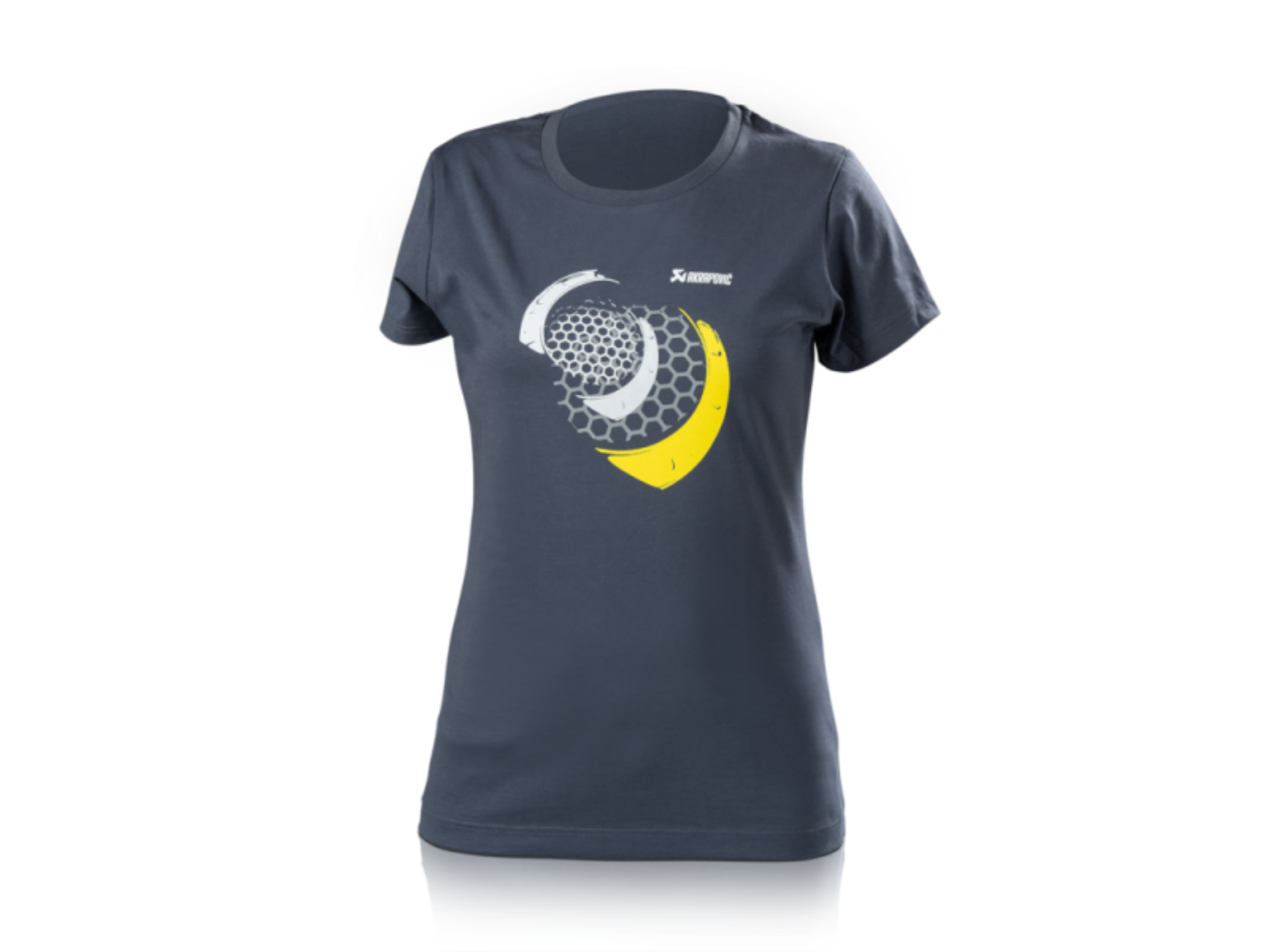 Picture of Akrapovic Lifestyle T-shirt Mesh Womens Blue-Grey - Large