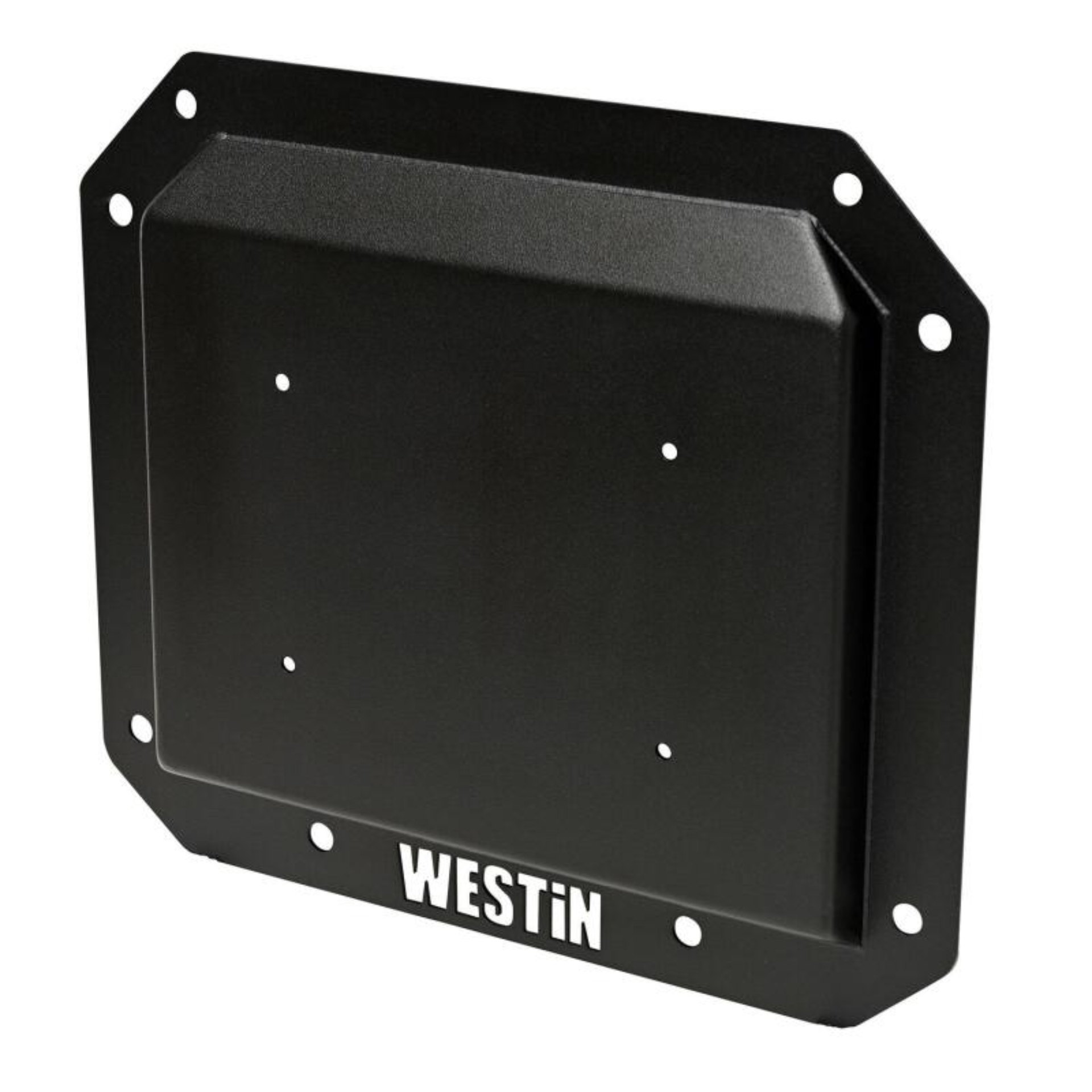 Picture of Westin 21-25 Ford Bronco (Excl. Sport) Spare Tire Delete Plate - Tex. Blk